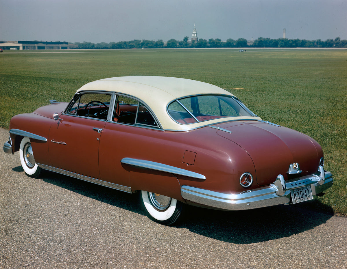 This archival image documents the 1950 Lincoln Cosmopolitan Capri and is preserved in the Ford Heritage Vault as part of Ford Motor Company's historic photographic archive. Free for personal, non-commercial use. Ford Heritage Vault reference AR-20...
