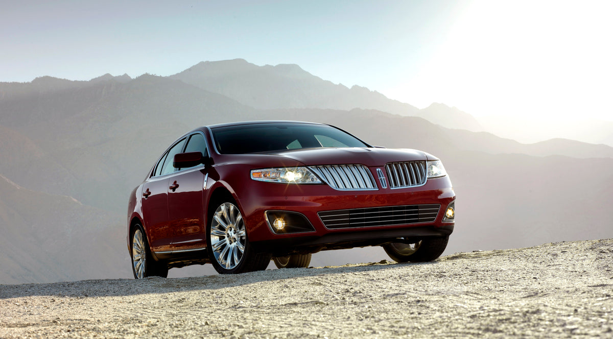 This archival image documents the 2009 Lincoln MKS and is preserved in the Ford Heritage Vault as part of Ford Motor Company's historic photographic archive. Free for personal, non-commercial use. Ford Heritage Vault reference AR-2008-8.1.1.1707.
