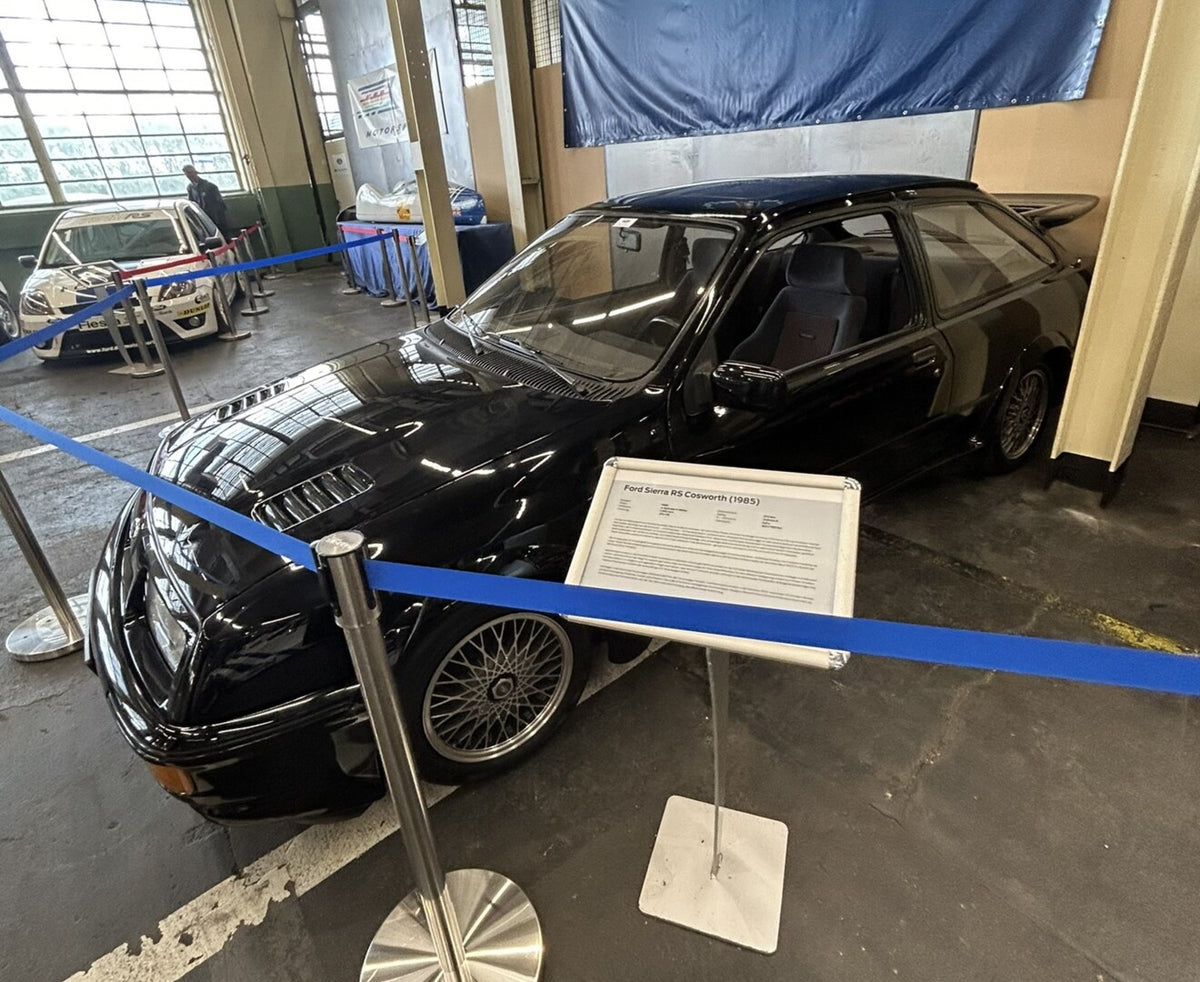 This archival image documents the 1986 Ford Sierra Mk I Cosworth and is preserved in the Ford Heritage Vault as part of Ford Motor Company's historic photographic archive. Free for personal, non-commercial use. Ford Heritage Vault reference AR-202...