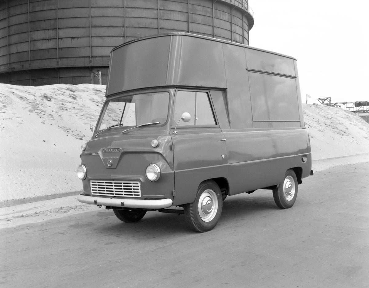 This archival image documents the 1958 Views of Ford Thames 400e 15CWT canteen van and is preserved in the Ford Heritage Vault as part of Ford Motor Company's historic photographic archive. Free for personal, non-commercial use. Ford Heritage Vaul...