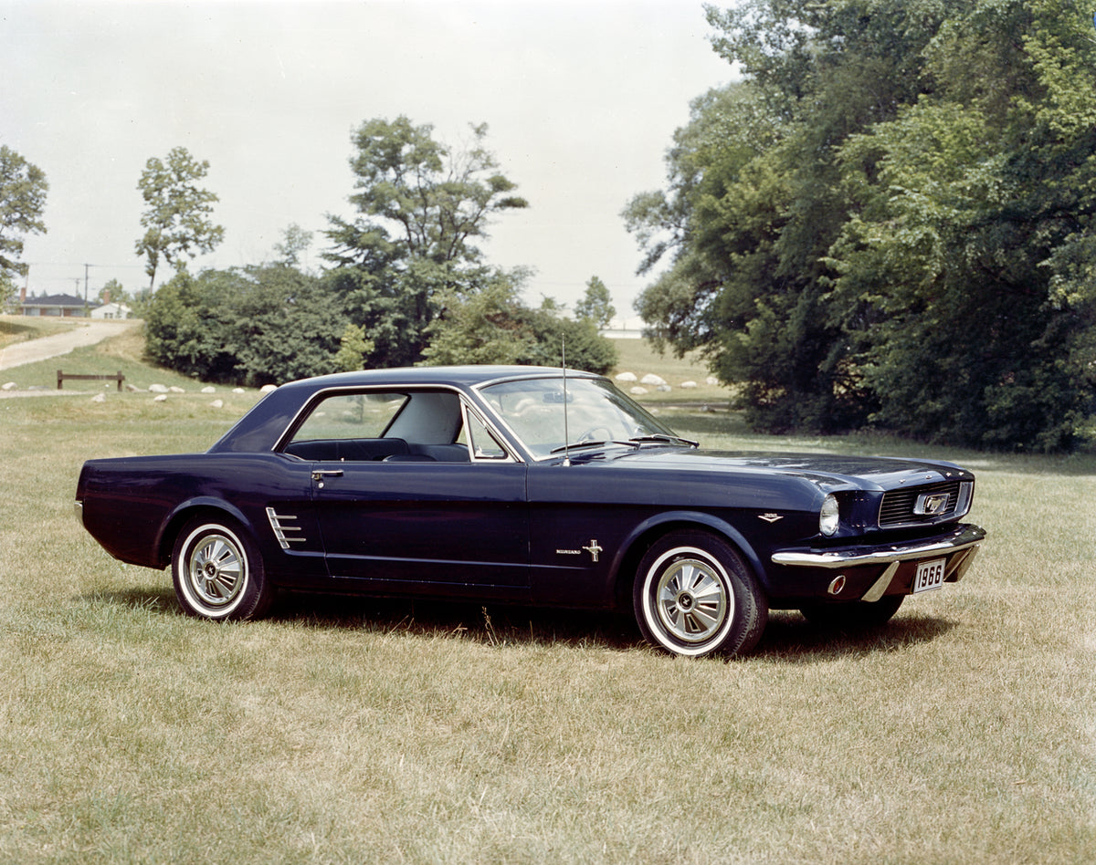 This archival image documents the 1966 Ford Mustang coupe and is preserved in the Ford Heritage Vault as part of Ford Motor Company's historic photographic archive. Free for personal, non-commercial use. Ford Heritage Vault reference AR-2008-8.1.2...