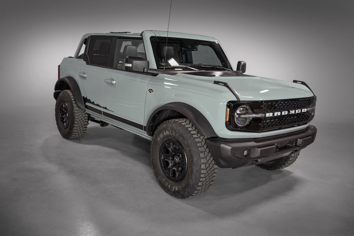 This archival image documents the 2021 Ford Bronco in studio MS and is preserved in the Ford Heritage Vault as part of Ford Motor Company's historic photographic archive. Free for personal, non-commercial use. Ford Heritage Vault reference AR-2008...