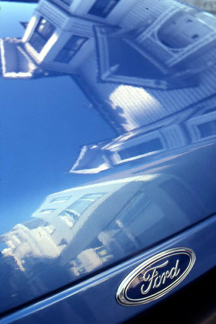 This archival image documents the 1990 Ford Fiesta Calypso LHD close-up of Ford Oval and is preserved in the Ford Heritage Vault as part of Ford Motor Company's historic photographic archive. Free for personal, non-commercial use. Ford Heritage Va...