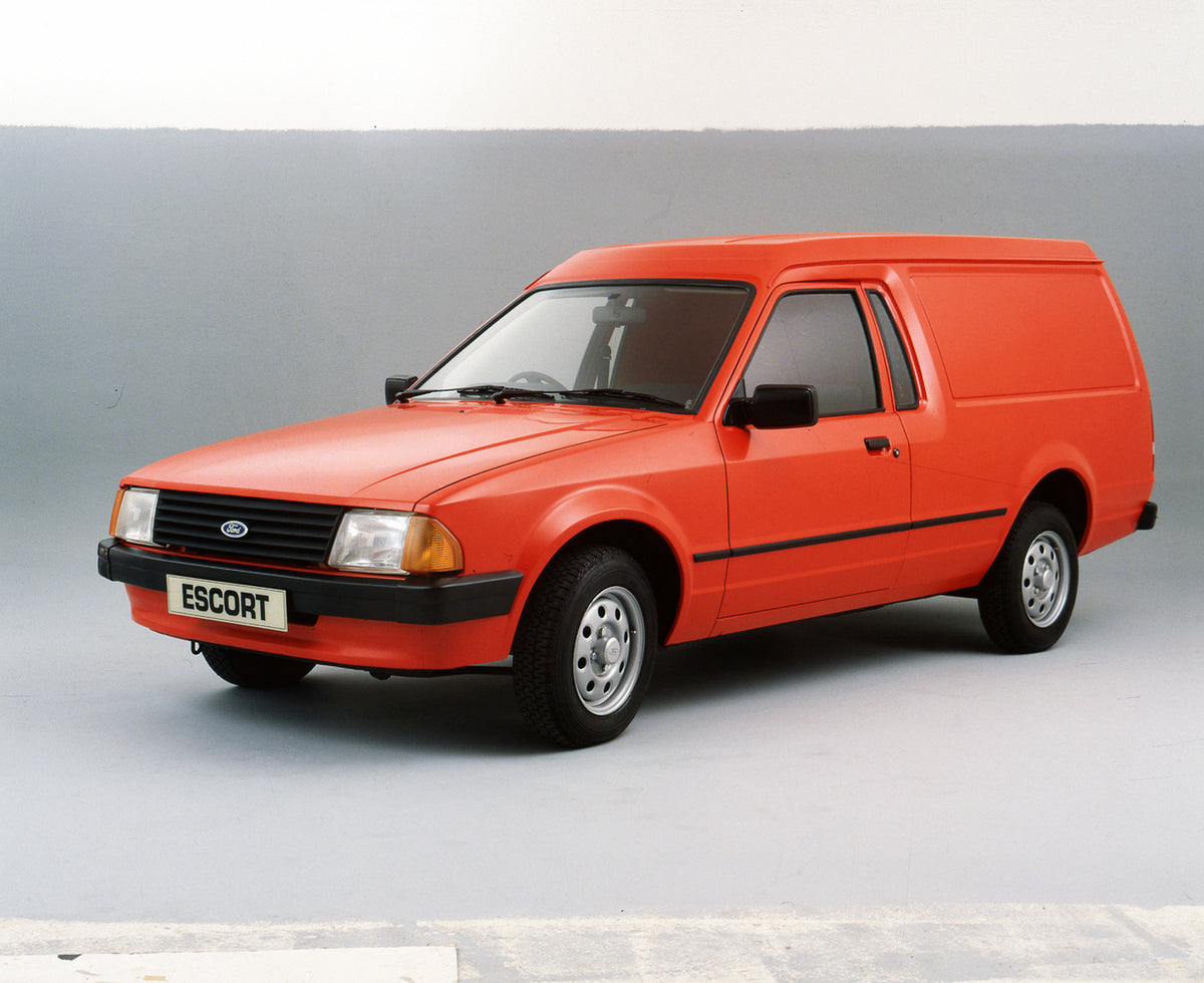 This archival image documents the 1981 Ford Escort Mark III 6/8 Counterweight Vans RHD 55 L in studio and is preserved in the Ford Heritage Vault as part of Ford Motor Company's historic photographic archive. Free for personal, non-commercial use....