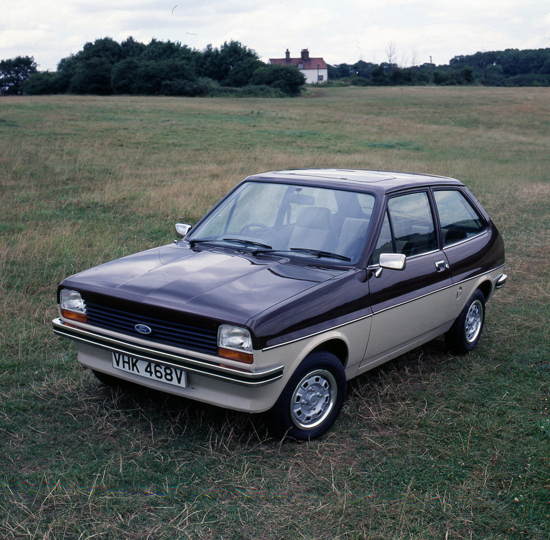 This archival image documents the 1979 Ford Fiesta Mark I Sandpiper for Motor Show Update in scenic field and is preserved in the Ford Heritage Vault as part of Ford Motor Company's historic photographic archive. Free for personal, non-commercial ...