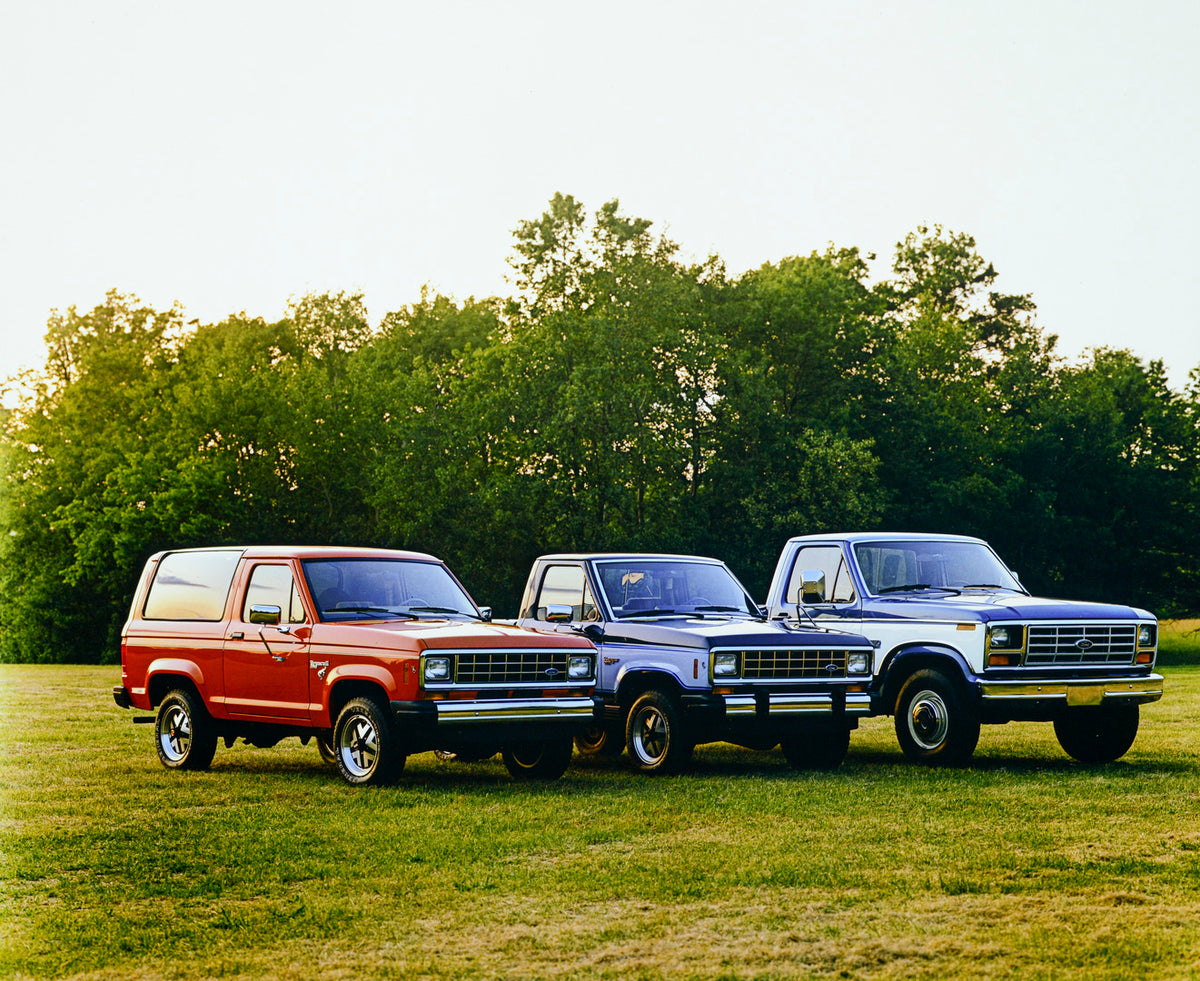 This archival image documents the 1984 Ford Bronco II Ranger F-Series and is preserved in the Ford Heritage Vault as part of Ford Motor Company's historic photographic archive. Free for personal, non-commercial use. Ford Heritage Vault reference A...