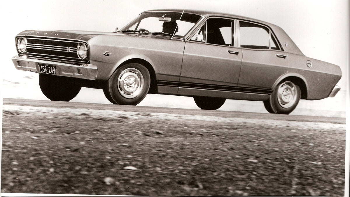 This archival image documents the 1966 Ford XR GT Falcon low view action shot and is preserved in the Ford Heritage Vault as part of Ford Motor Company's historic photographic archive. Free for personal, non-commercial use. Ford Heritage Vault ref...