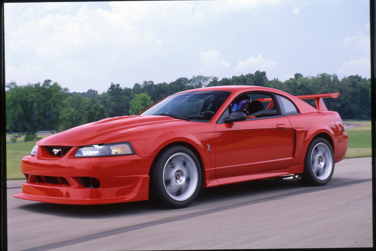 This archival image documents the 2000 Ford SVT Mustang Cobra and is preserved in the Ford Heritage Vault as part of Ford Motor Company's historic photographic archive. Free for personal, non-commercial use. Ford Heritage Vault reference AR-2008-8...