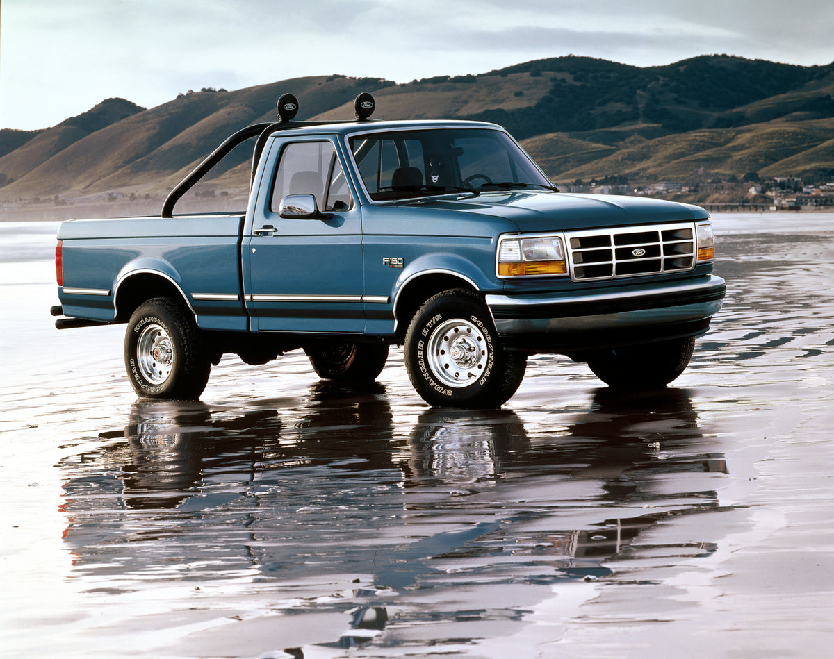 This archival image documents the 1994 Ford F150 XLT and is preserved in the Ford Heritage Vault as part of Ford Motor Company's historic photographic archive. Free for personal, non-commercial use. Ford Heritage Vault reference AR-2008-8.1.4.767.
