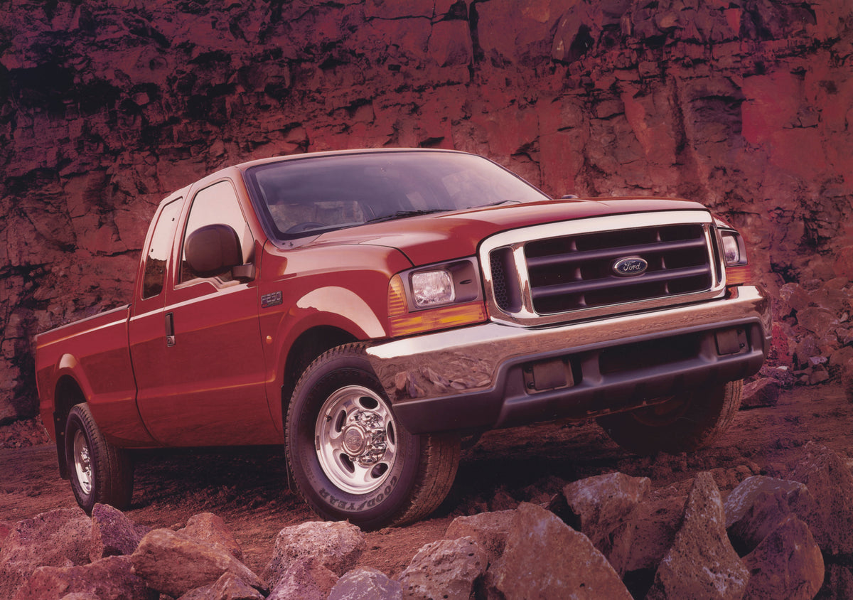 This archival image documents the 2006 Ford F-250 Pickup Truck Driver Side Front End View on Rocky Terrain FAP-2011-3 and is preserved in the Ford Heritage Vault as part of Ford Motor Company's historic photographic archive. Free for personal, non...