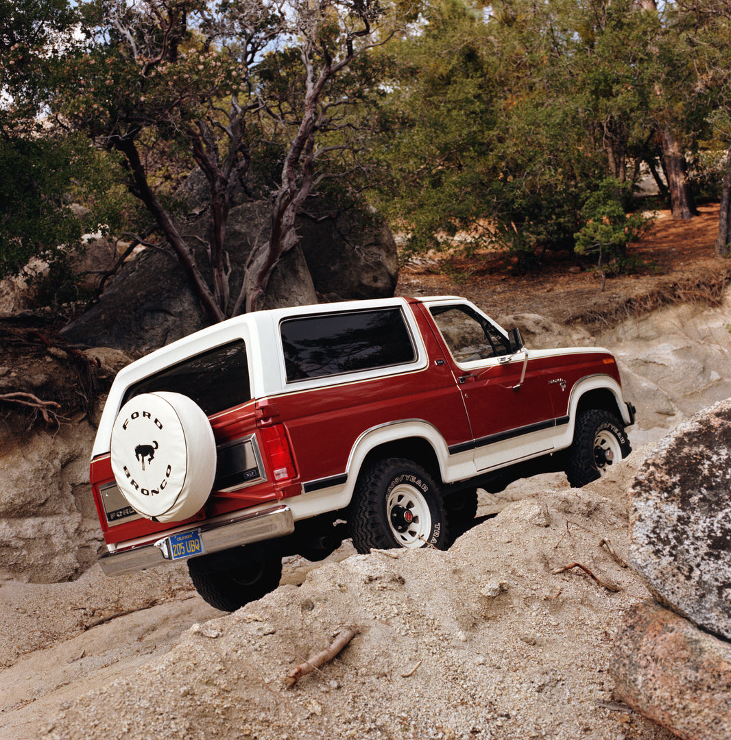 This archival image documents the 1981 Ford Bronco and is preserved in the Ford Heritage Vault as part of Ford Motor Company's historic photographic archive. Free for personal, non-commercial use. Ford Heritage Vault reference AR-2008-8.1.7.279.
