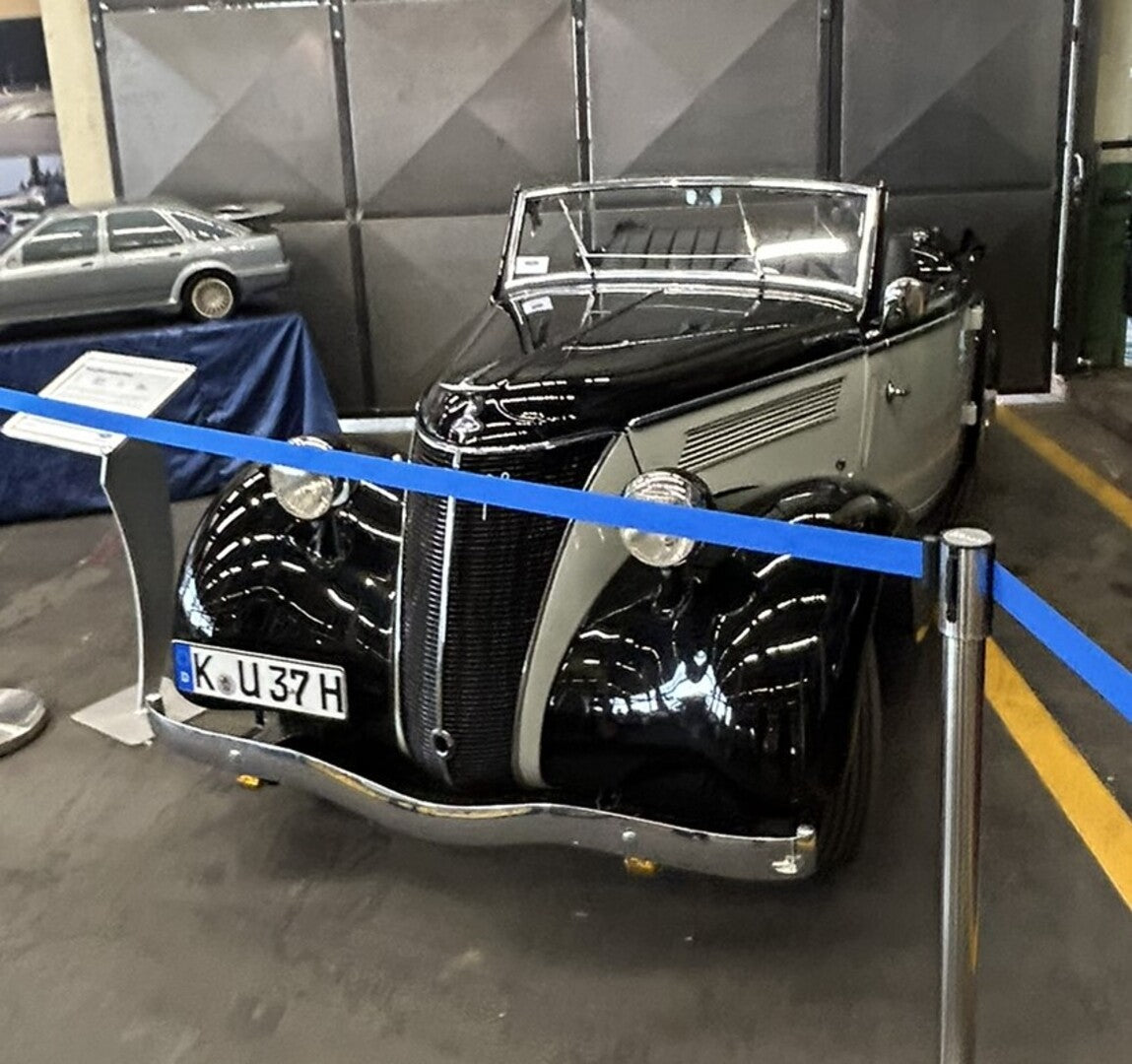 This archival image documents the 1937 Ford Eifel and is preserved in the Ford Heritage Vault as part of Ford Motor Company's historic photographic archive. Free for personal, non-commercial use. Ford Heritage Vault reference AR-2024-9.2.14.
