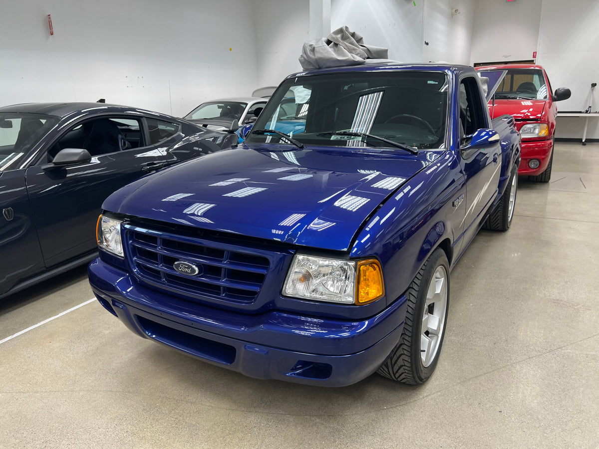 This archival image documents the 2001 Ford Ranger Lightning Bolt and is preserved in the Ford Heritage Vault as part of Ford Motor Company's historic photographic archive. Free for personal, non-commercial use. Ford Heritage Vault reference AR-20...