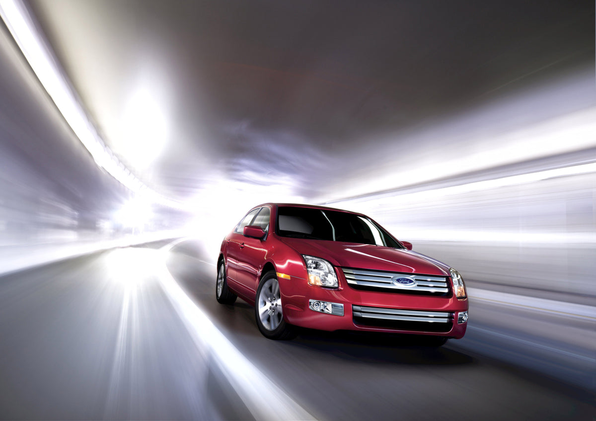 This archival image documents the 2009 Ford Fusion action shot in tunnel MS91570 and is preserved in the Ford Heritage Vault as part of Ford Motor Company's historic photographic archive. Free for personal, non-commercial use. Ford Heritage Vault ...