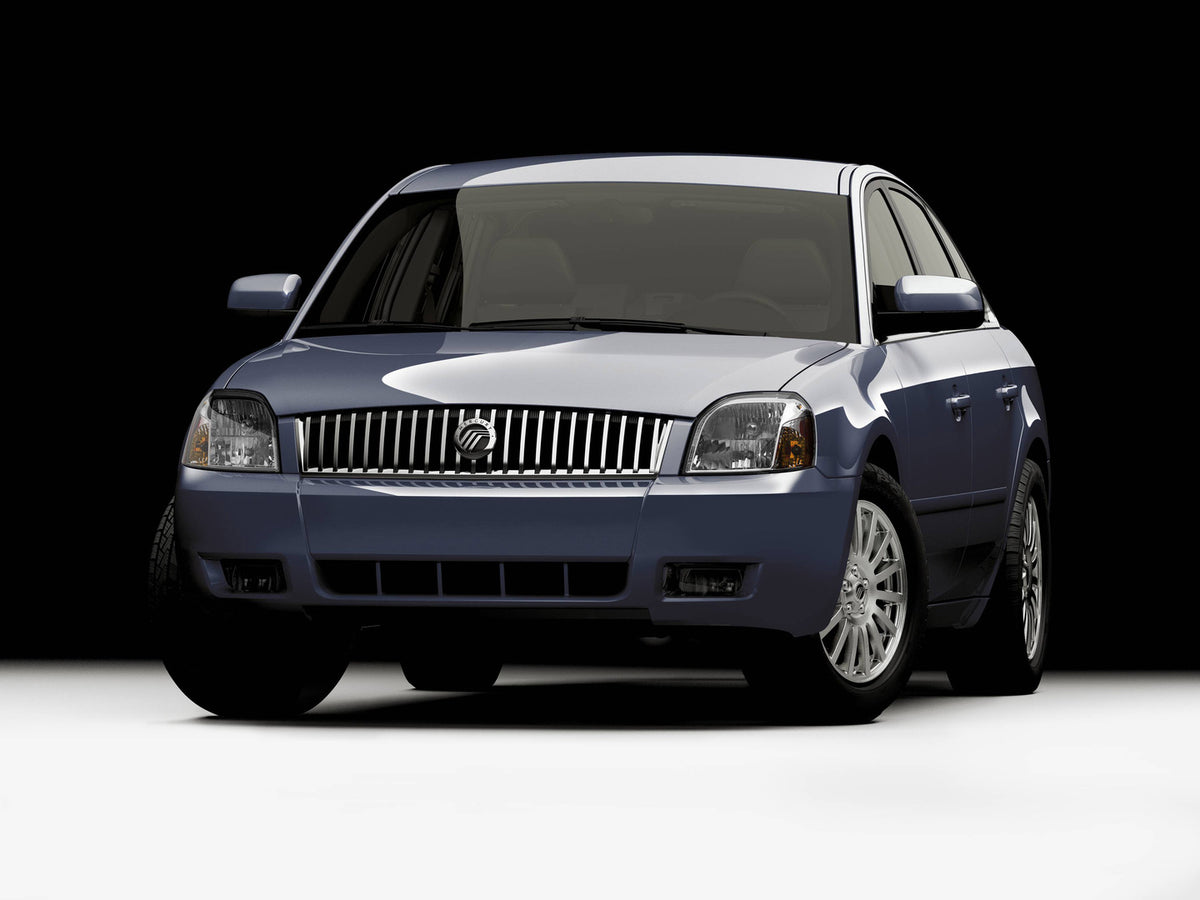 This archival image documents the 2005 Mercury Montego Front View with Black Background and is preserved in the Ford Heritage Vault as part of Ford Motor Company's historic photographic archive. Free for personal, non-commercial use. Ford Heritage...