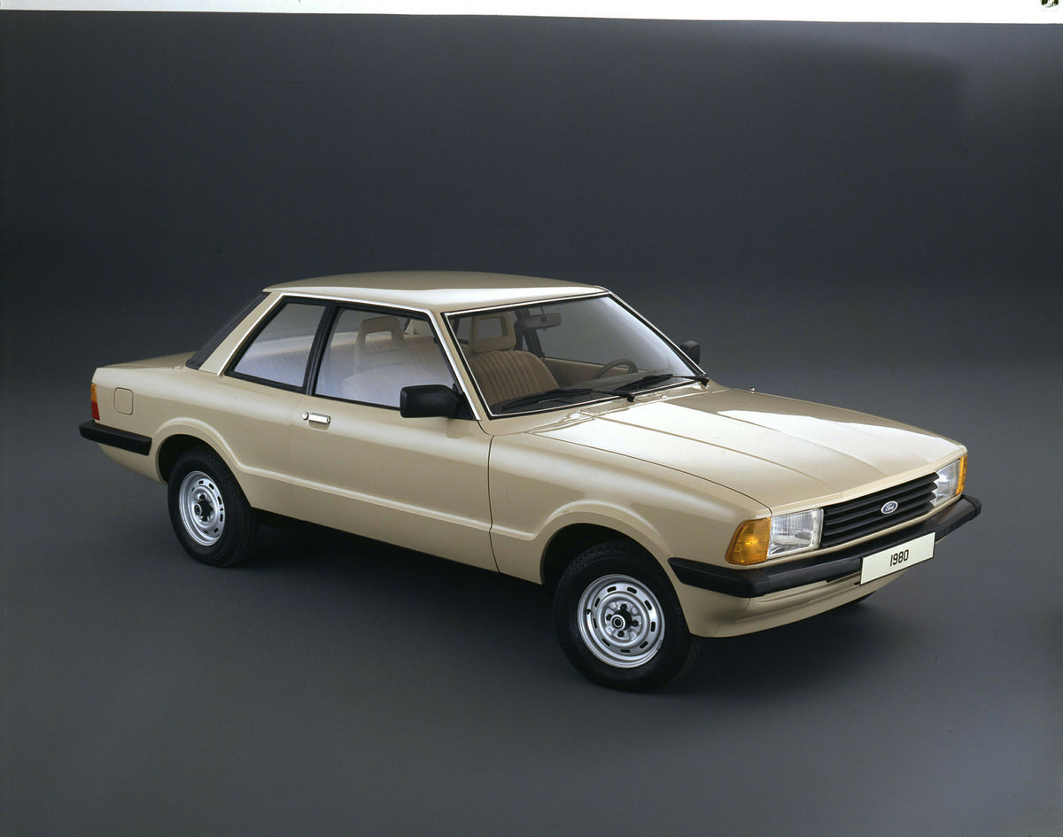 This archival image documents the 1980 Ford Taunus TC3 in studio and is preserved in the Ford Heritage Vault as part of Ford Motor Company's historic photographic archive. Free for personal, non-commercial use. Ford Heritage Vault reference AR-200...