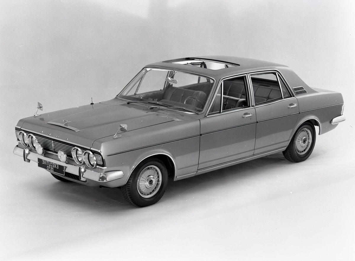 This archival image documents the 1970 Ford Zodiac Executive Mark IV in studio and is preserved in the Ford Heritage Vault as part of Ford Motor Company's historic photographic archive. Free for personal, non-commercial use. Ford Heritage Vault re...