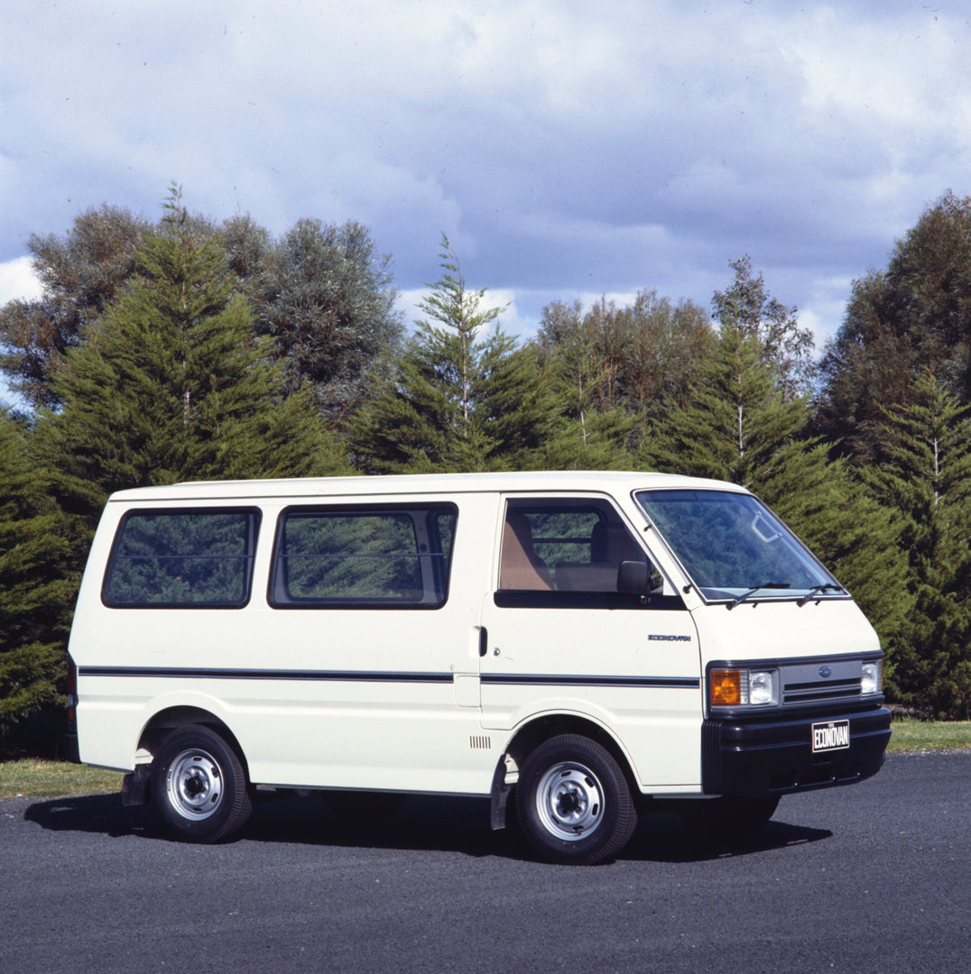 This archival image documents the 1984 Ford Econovan Driver Side Front End View in the Park FAP-2011-3 and is preserved in the Ford Heritage Vault as part of Ford Motor Company's historic photographic archive. Free for personal, non-commercial use...