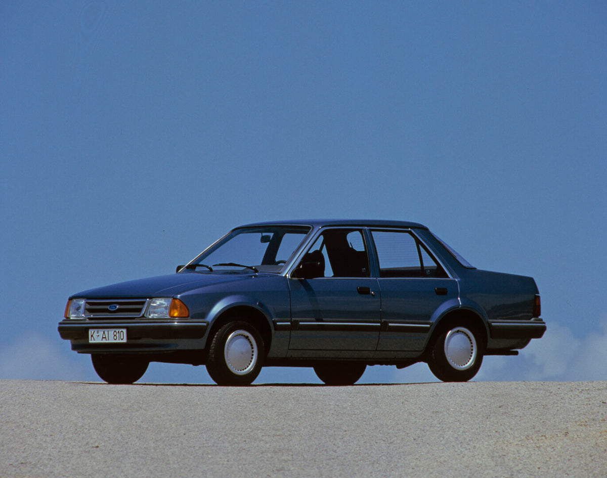 This archival image documents the 1983 Ford Orion Mark I GL with scenic blue sky and is preserved in the Ford Heritage Vault as part of Ford Motor Company's historic photographic archive. Free for personal, non-commercial use. Ford Heritage Vault ...