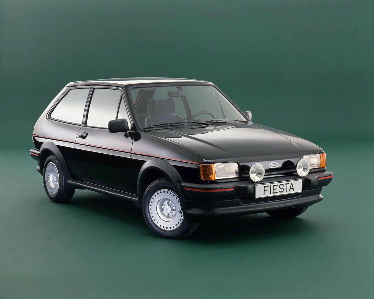 This archival image documents the 1984 Ford Fiesta Mark II XR2 in studio and is preserved in the Ford Heritage Vault as part of Ford Motor Company's historic photographic archive. Free for personal, non-commercial use. Ford Heritage Vault referenc...