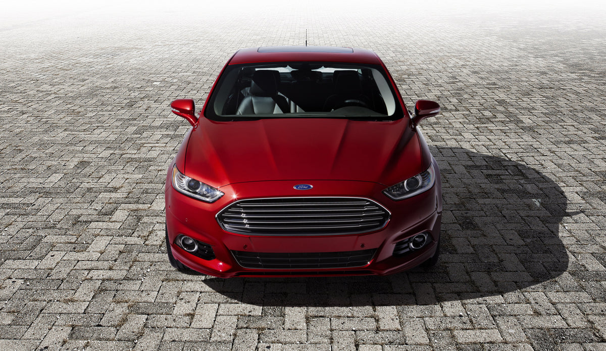 This archival image documents the 2013 Ford Fusion front view MS44681092 and is preserved in the Ford Heritage Vault as part of Ford Motor Company's historic photographic archive. Free for personal, non-commercial use. Ford Heritage Vault referenc...