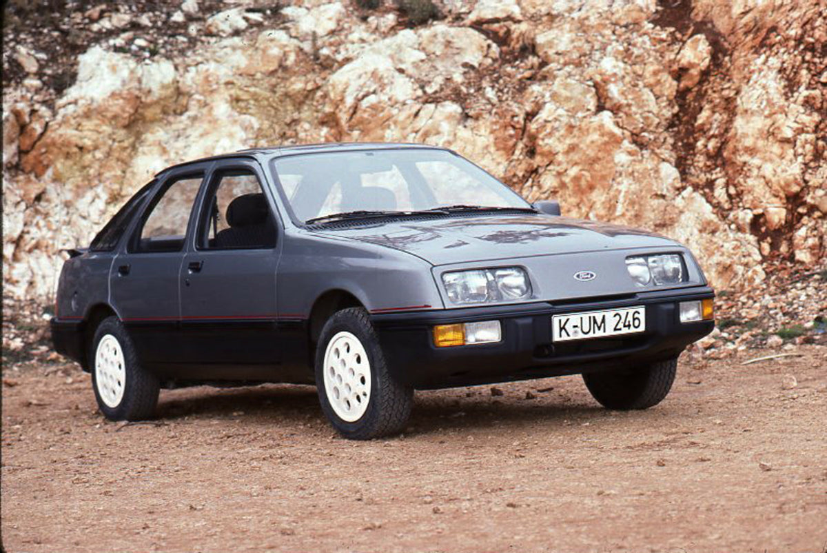 This archival image documents the 1985 Ford Sierra 2.0 IS LHD in front of sceni rock formation and is preserved in the Ford Heritage Vault as part of Ford Motor Company's historic photographic archive. Free for personal, non-commercial use. Ford H...