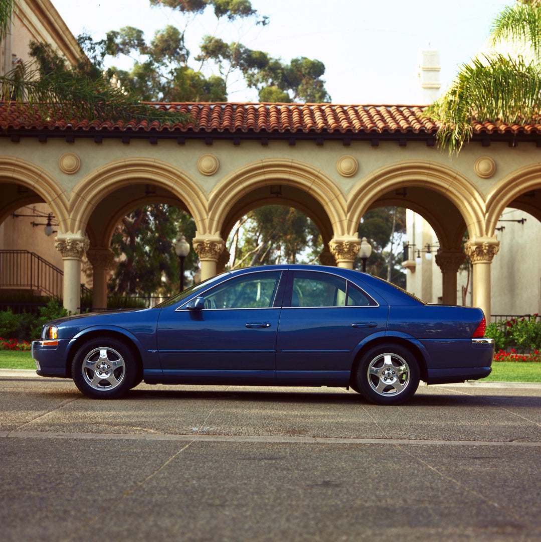 This archival image documents the 2001 Lincoln LS scenic MS37907 and is preserved in the Ford Heritage Vault as part of Ford Motor Company's historic photographic archive. Free for personal, non-commercial use. Ford Heritage Vault reference AR-200...