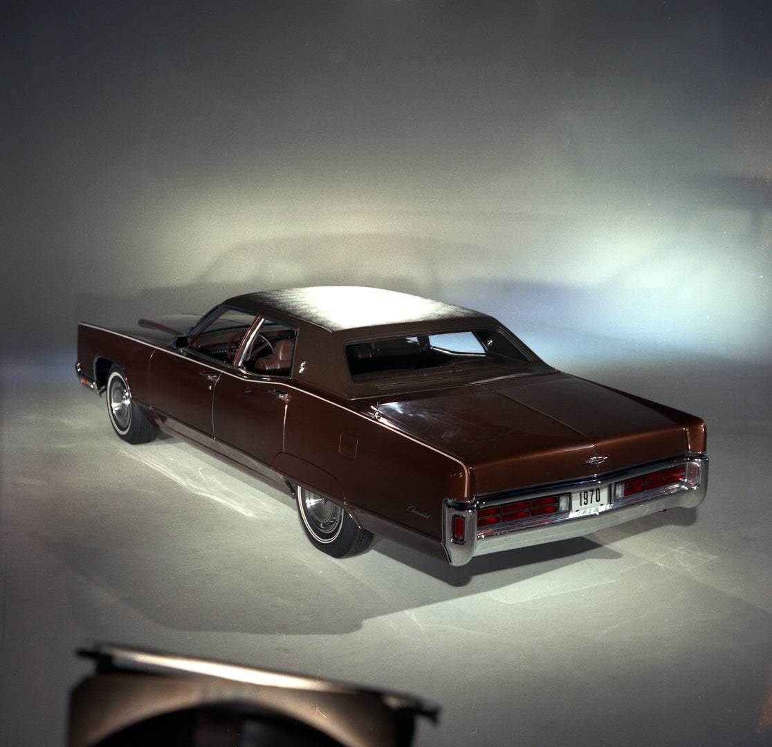 This archival image documents the 1970 Lincoln Continental and is preserved in the Ford Heritage Vault as part of Ford Motor Company's historic photographic archive. Free for personal, non-commercial use. Ford Heritage Vault reference AR-2008-8.1....