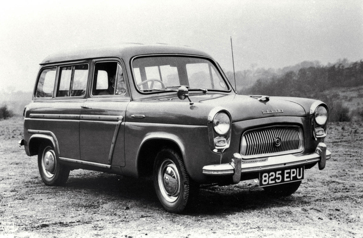 This archival image documents the 1955 Ford Squire on scenic dirt road MS8336 and is preserved in the Ford Heritage Vault as part of Ford Motor Company's historic photographic archive. Free for personal, non-commercial use. Ford Heritage Vault ref...