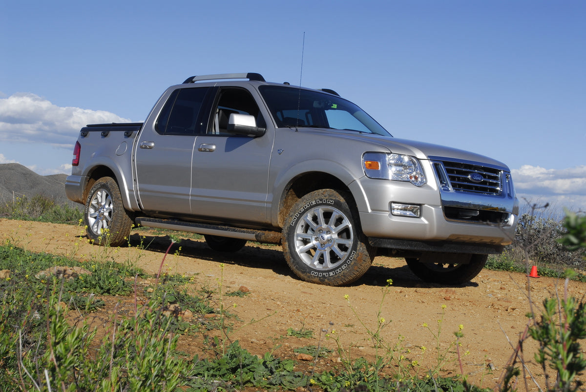 This archival image documents the 2007 Explorer Sport Trac and is preserved in the Ford Heritage Vault as part of Ford Motor Company's historic photographic archive. Free for personal, non-commercial use. Ford Heritage Vault reference AR-2008-8.1....