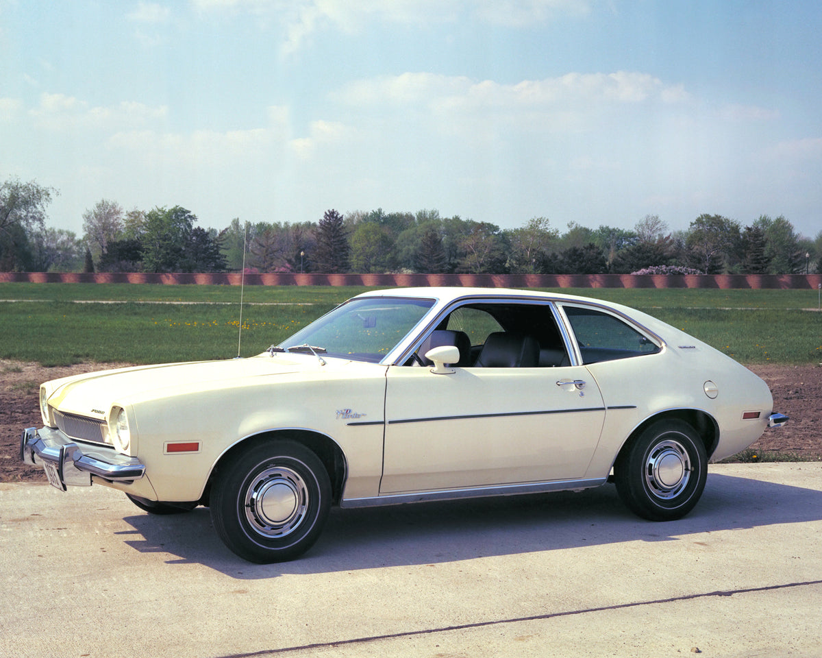 This archival image documents the 1973 Ford Pinto and is preserved in the Ford Heritage Vault as part of Ford Motor Company's historic photographic archive. Free for personal, non-commercial use. Ford Heritage Vault reference AR-2008-8.1.2.6615.