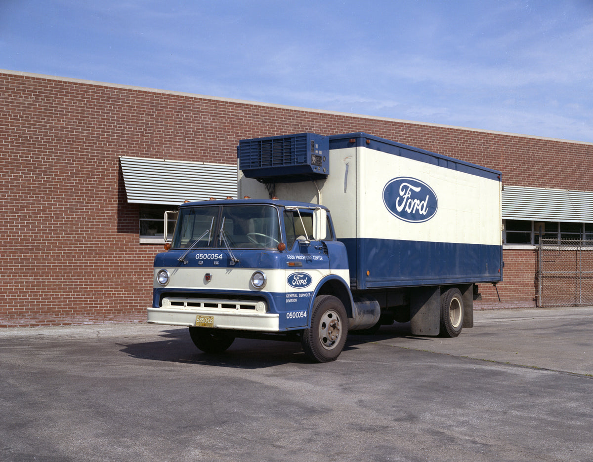 This archival image documents the 1970 Ford C-Series COE heavy truck and is preserved in the Ford Heritage Vault as part of Ford Motor Company's historic photographic archive. Free for personal, non-commercial use. Ford Heritage Vault reference AR...
