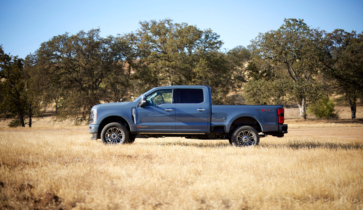 This archival image documents the 2023 Ford F-350 Super Duty Limited side view in scenic field MS and is preserved in the Ford Heritage Vault as part of Ford Motor Company's historic photographic archive. Free for personal, non-commercial use. For...