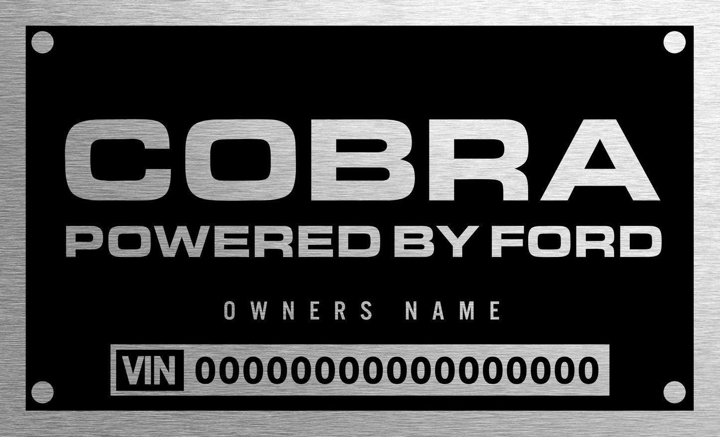 BUILD MY COBRA OWNERS EDITIONS