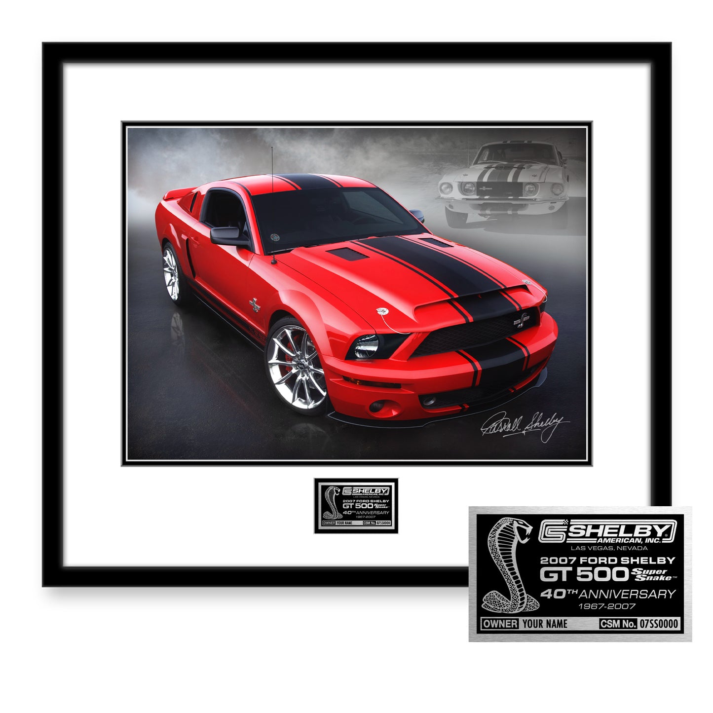 BUILD MY 2007 40TH ANNIV SHELBY GT500SS