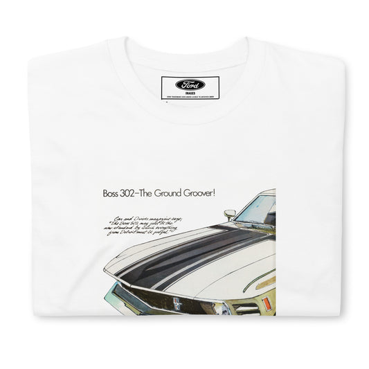 1970 Ford Boss 302 T-Shirt Performance Buyer's Digest Short-Sleeve Licensed