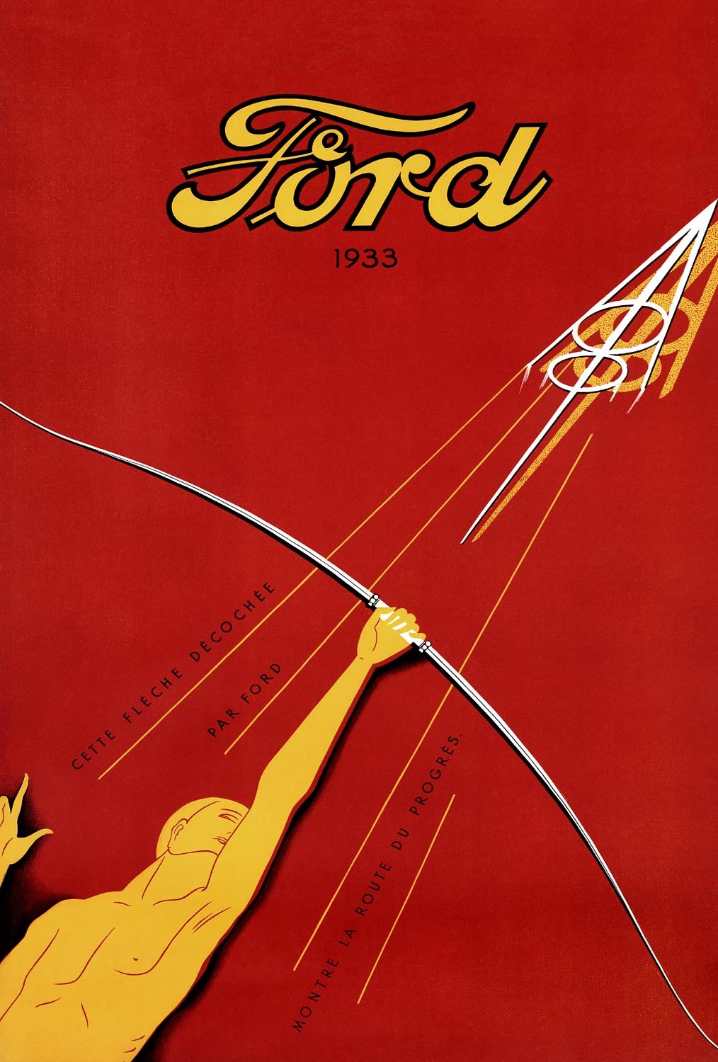1933 Ford V8 Engine Poster  0000-3542