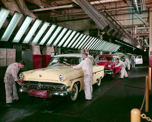 Dearborn Assembly Plant in 1954 poster 0001-4933