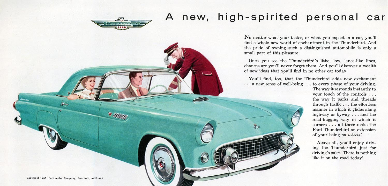 1955 Thunderbird Ad 0001-5097