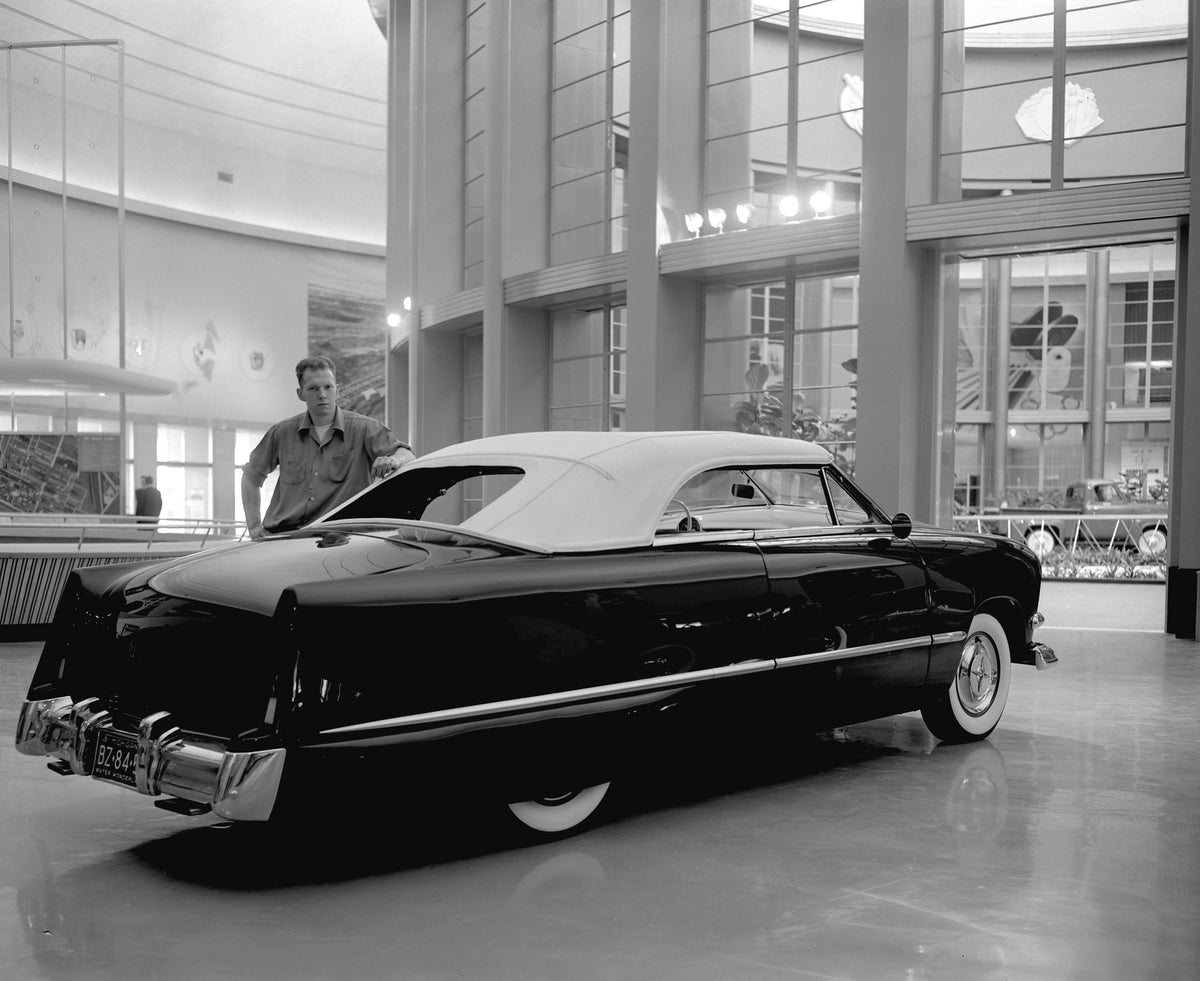 Ford Convertible on Display