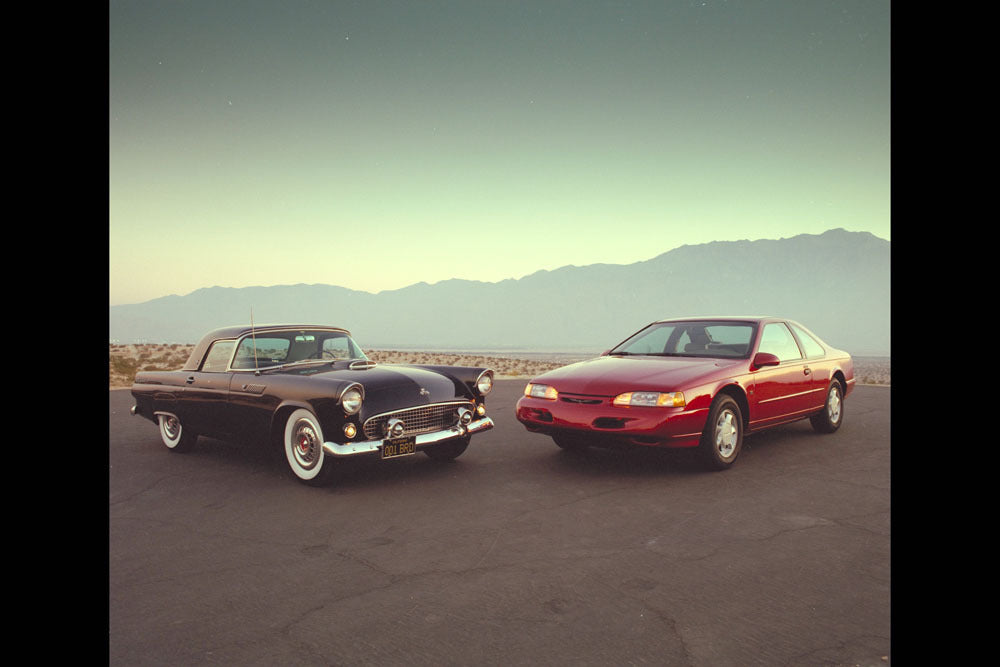 1955 and 1995 Ford Thunderbirds 0002-1471