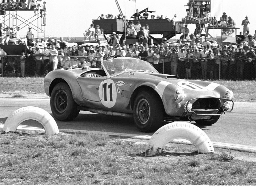 Dan Gurney, Cobra at Sebring 12 hr 0002-3819