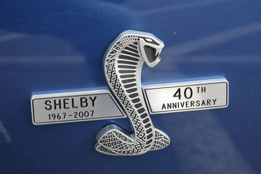 Shelby 40th Anniversary Cobra Emblem