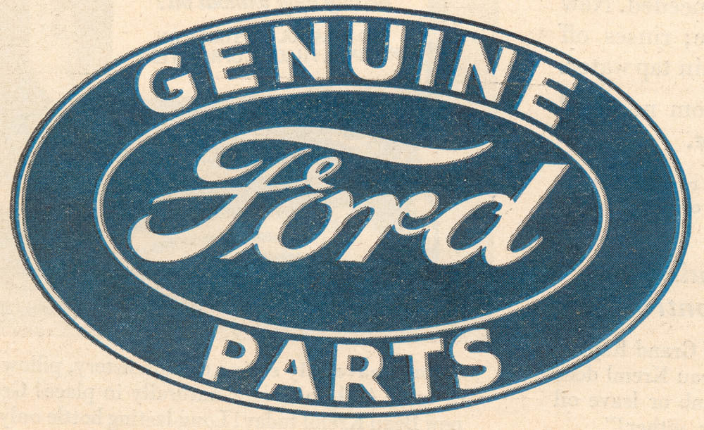 1954 Ford Genuine Parts Logo 0002-4286