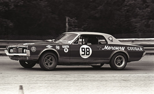 Ford Mercury Cougar 1967 Dan Gurney champion car of the year poster 00 -2 0002-5135