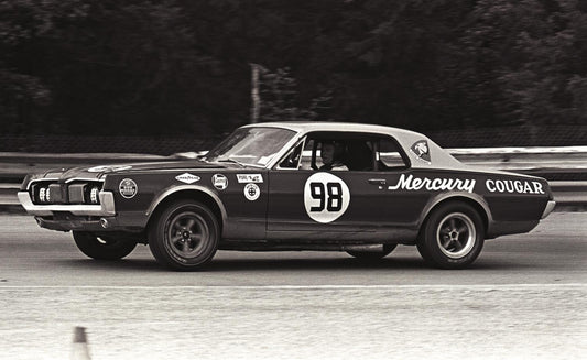 Ford Mercury Cougar 1967 Dan Gurney champion car of the year poster 00 -2 0002-5135