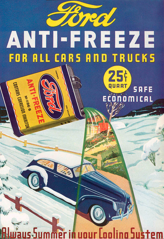 1939 Ford Anreeze Vintage Ad 0002-5589