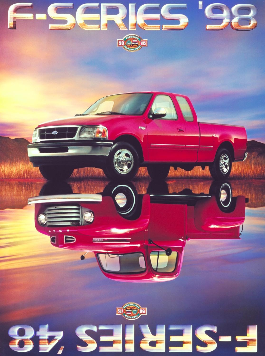 Ford F Series 50 Years Poster  0002-5591
