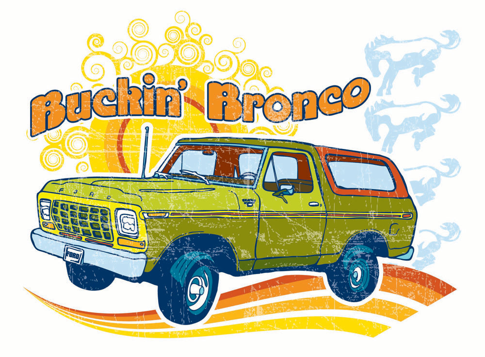 Buckin' Bronco Poster  0002-5593