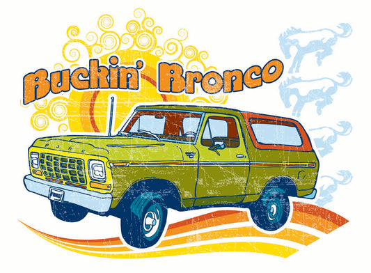 Buckin' Bronco Poster  0002-5593